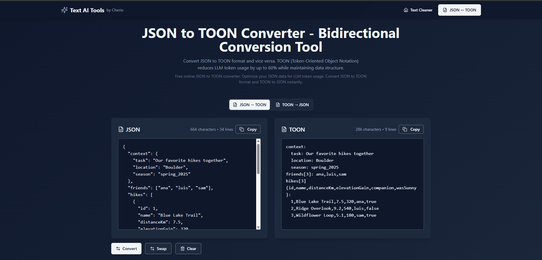 Interface Text AI tools